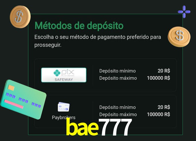 O cassino bae777 oferece uma grande variedade de métodos de pagamento